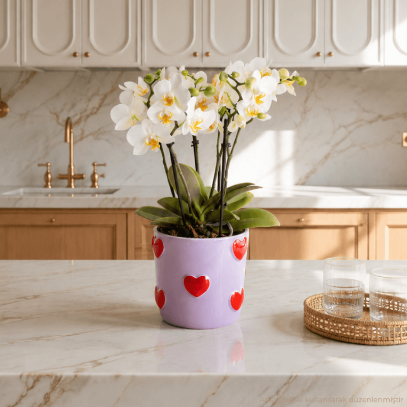 Gina Lovers’ Edition – Premium Pembe Phalaenopsis Orkide