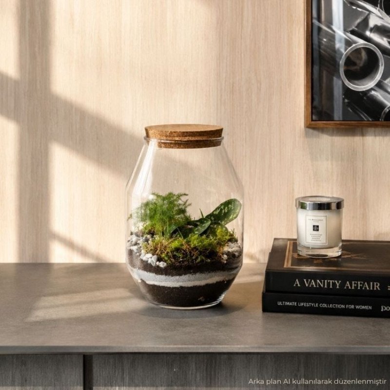 Terrarium Octo Karışık Saksı Çiçeği